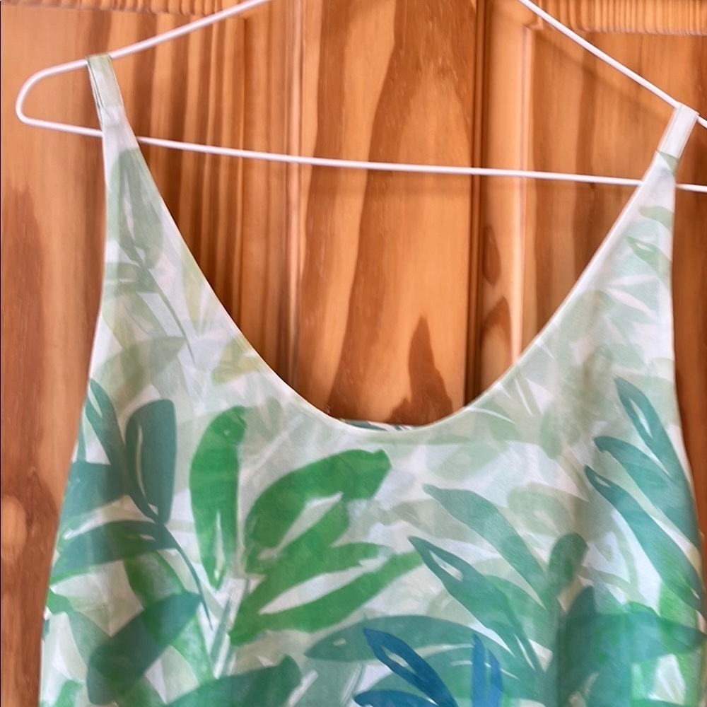 - Cabi Tropical Castaway Green Sundress Style 5235- Size Medium - Picture 5 of 9